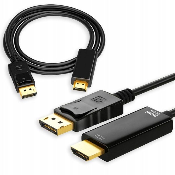 Kabel DISPLAY PORT do HDMI 4K FHD